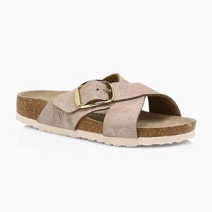 birkenstock siena big buckle leather sandals